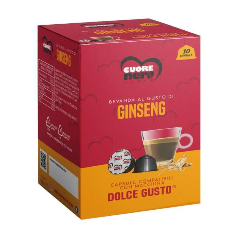Cuore Nero 10 capsule Dolce Gusto gusto Ginseng