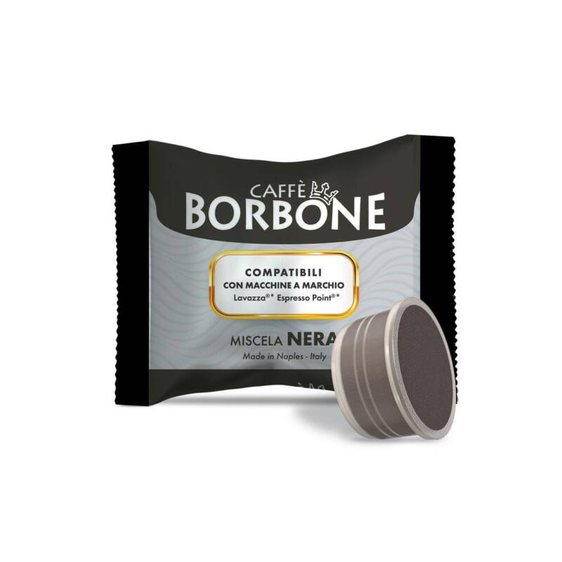 Linea Borbone capsule compatibili espresso point miscela nera 100 capsule