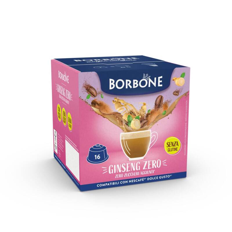 Linea Borbone compatibili Dolcegusto ginseng zero 16 capsule
