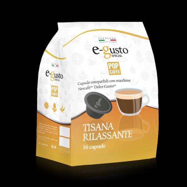 Linea Pop Caffe 16 capsule compatibili Dolcegusto tisana rilassante
