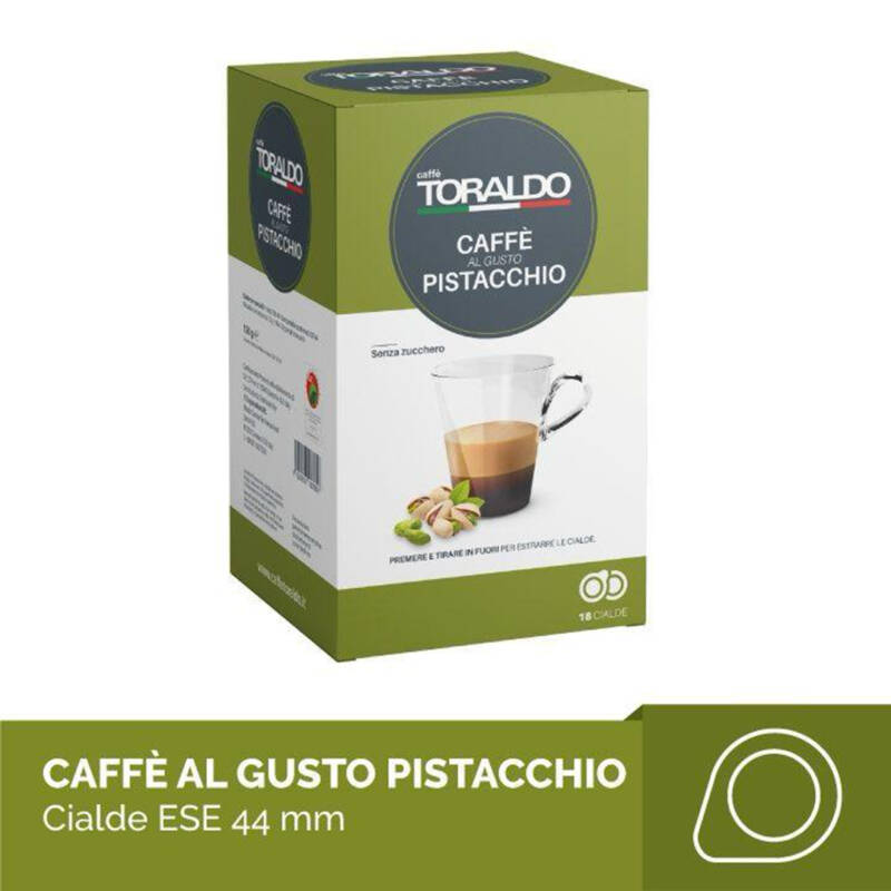 Caffè aromatizzato al gusto pistacchio 18 cialde