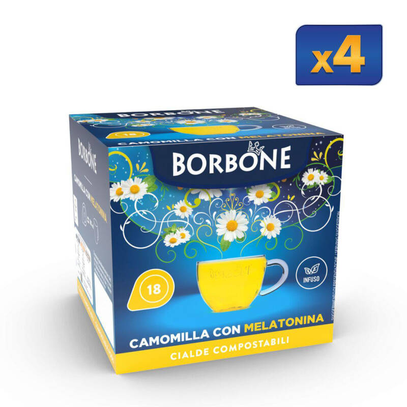 Camomilla con melatonina in cialde