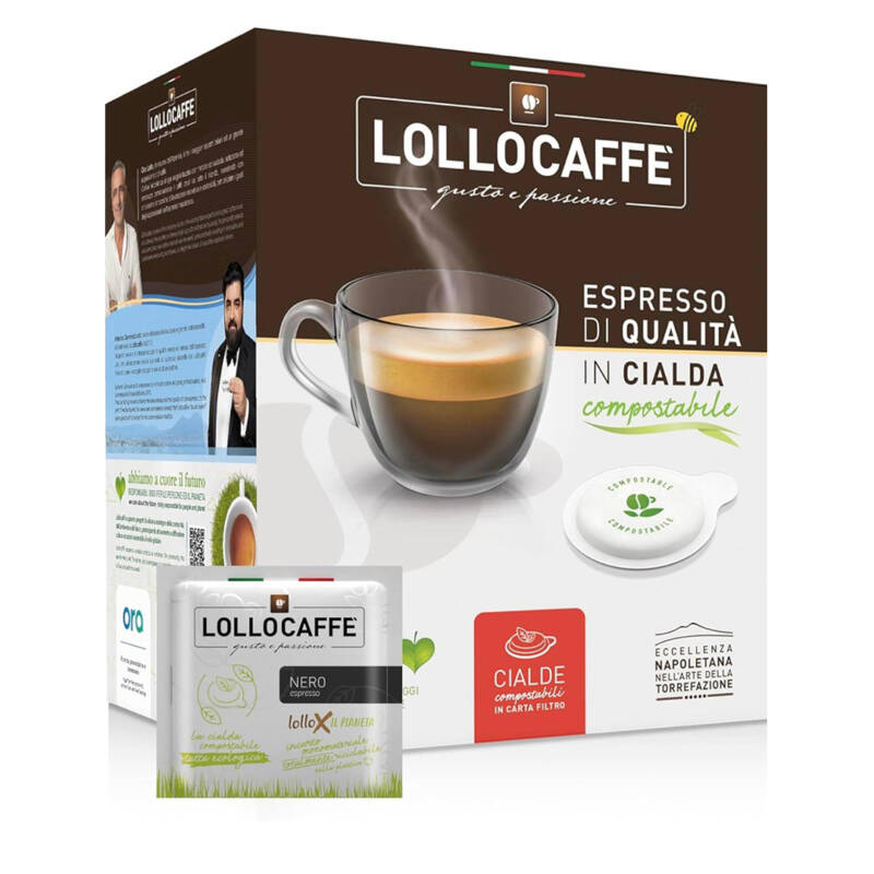 Lollo caffè 150 cialde miscela nera