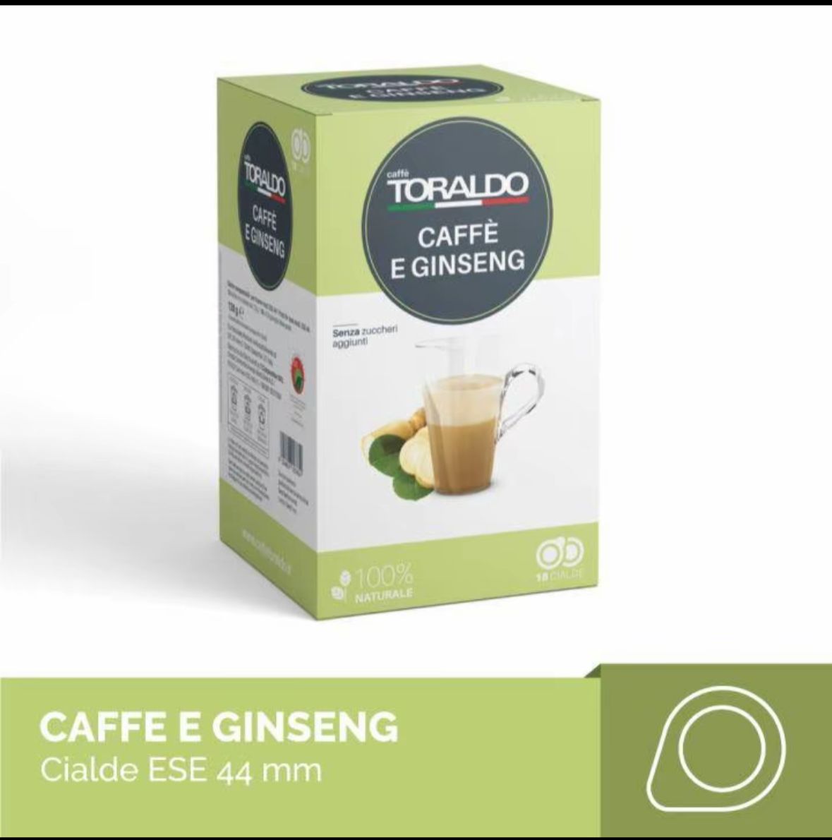 18 Cialde Caffè Toraldo Aromatizzate ESE 44 mm – Pistacchio, Nocciola, Cioccolato, Caramello,Ginseng