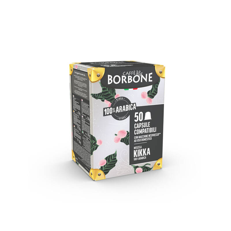 Kikka 100% Arabica - 50 Capsule Compatibili con macchine ad uso domestico Nespresso®
